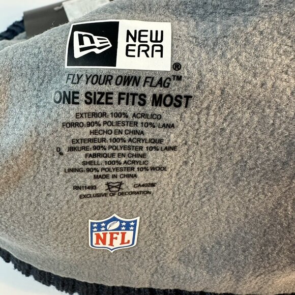 Tennessee Titans New Era Winter Knit Hat Beanie Fleece Lined One Size NWT. - Picture 9 of 9